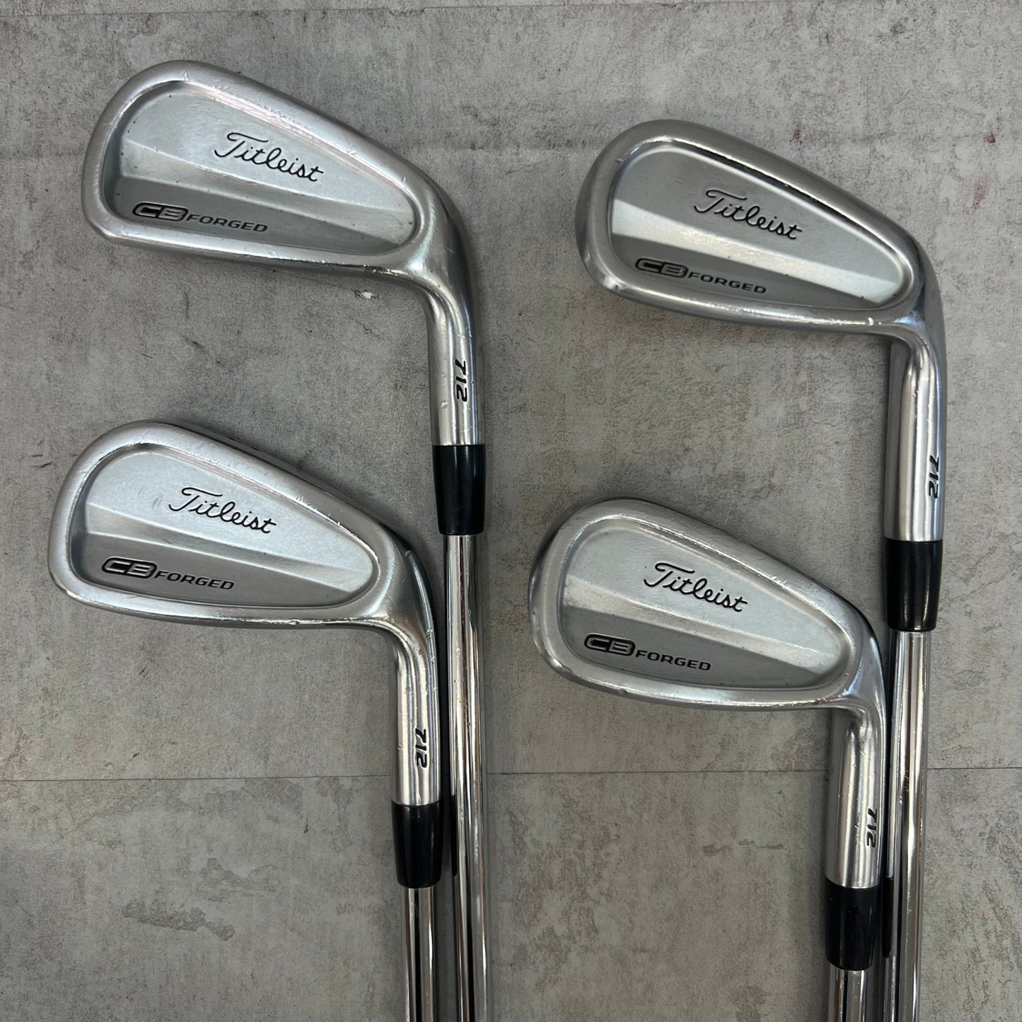 タイトリスト　CB 712　メンズゴルフ　アイアンセット　7本　S　右利き用　Titleist　日本シャフト　N .S .PRO
