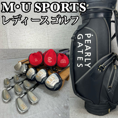 エムユースポーツ　パーリーゲイツ　レディースゴルフ　クラブセット　12本　L　右利き用　M･U SPORTS　PEARLY GATES