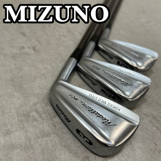 MIZUNO　ミズノ　Medallion　MC-1　メダリオン　メンズゴルフ　3本セット　R　右利き用　3番　4番　5番　ロング