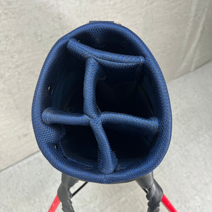 U.S.OPEN　ゴルフ用　スタンド式キャディバッグ　ナイロン　ネイビー　ユーエスオープン　ラウンドアイテム