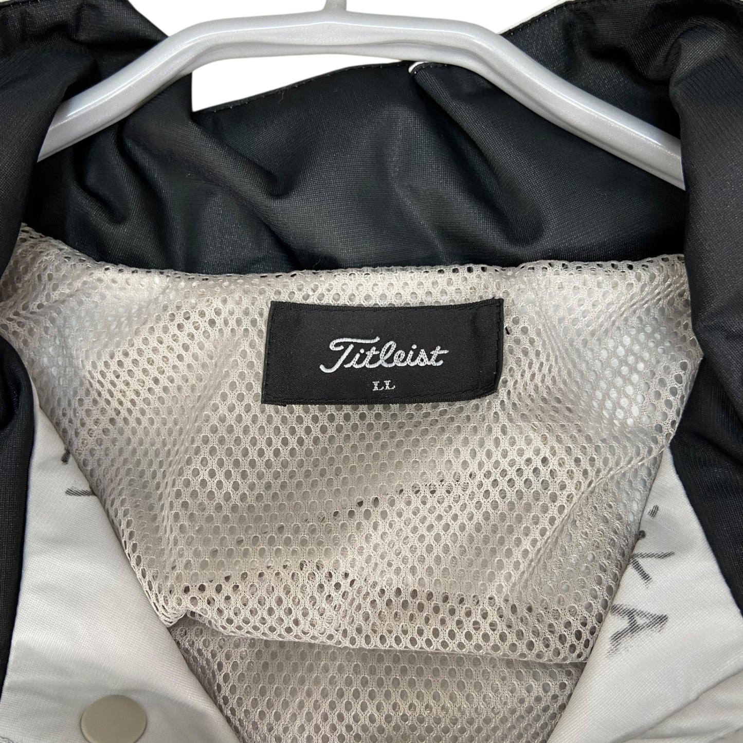 タイトリスト　メンズ　ゴルフ　レインウェア　袖着脱可能　防水性　透湿性　グレー系　Titleist　男性用