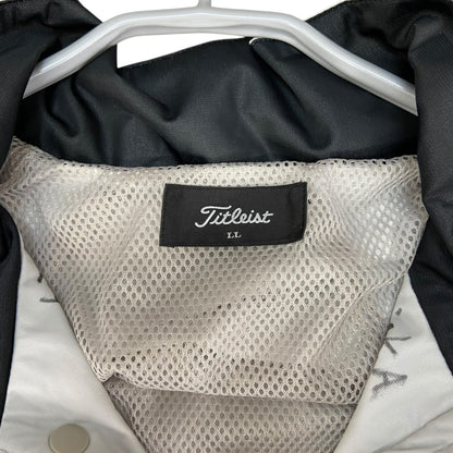 タイトリスト　メンズ　ゴルフ　レインウェア　袖着脱可能　防水性　透湿性　グレー系　Titleist　男性用