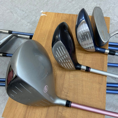 ブリヂストン ミズノ レディースゴルフ クラブセット 9本 右利き用 カーボン L BRIDGESTONE MIZUNO キャディバッグ付き