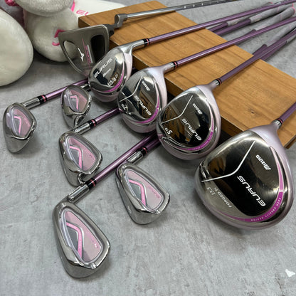 ミズノ ユーラス レディースゴルフ クラブセット 10本 右利き用 L カーボン MIZUNO EURUS