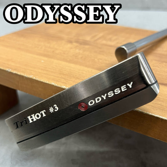 ODYSSEY　オデッセイ　TRIHOT＃3　トライホット　メンズゴルフ　PT　パター　ピン型　クランク　33.1インチ　右利き用