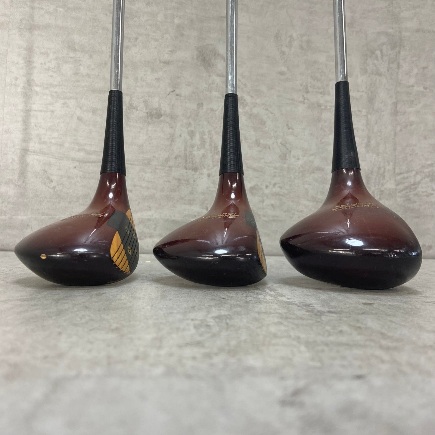 マグレガー　カスタムターニー　メンズゴルフ　パーシモンセット　3本　右利き用　木製　ウッド　MacGregor　CUSTOM TOURNEY
