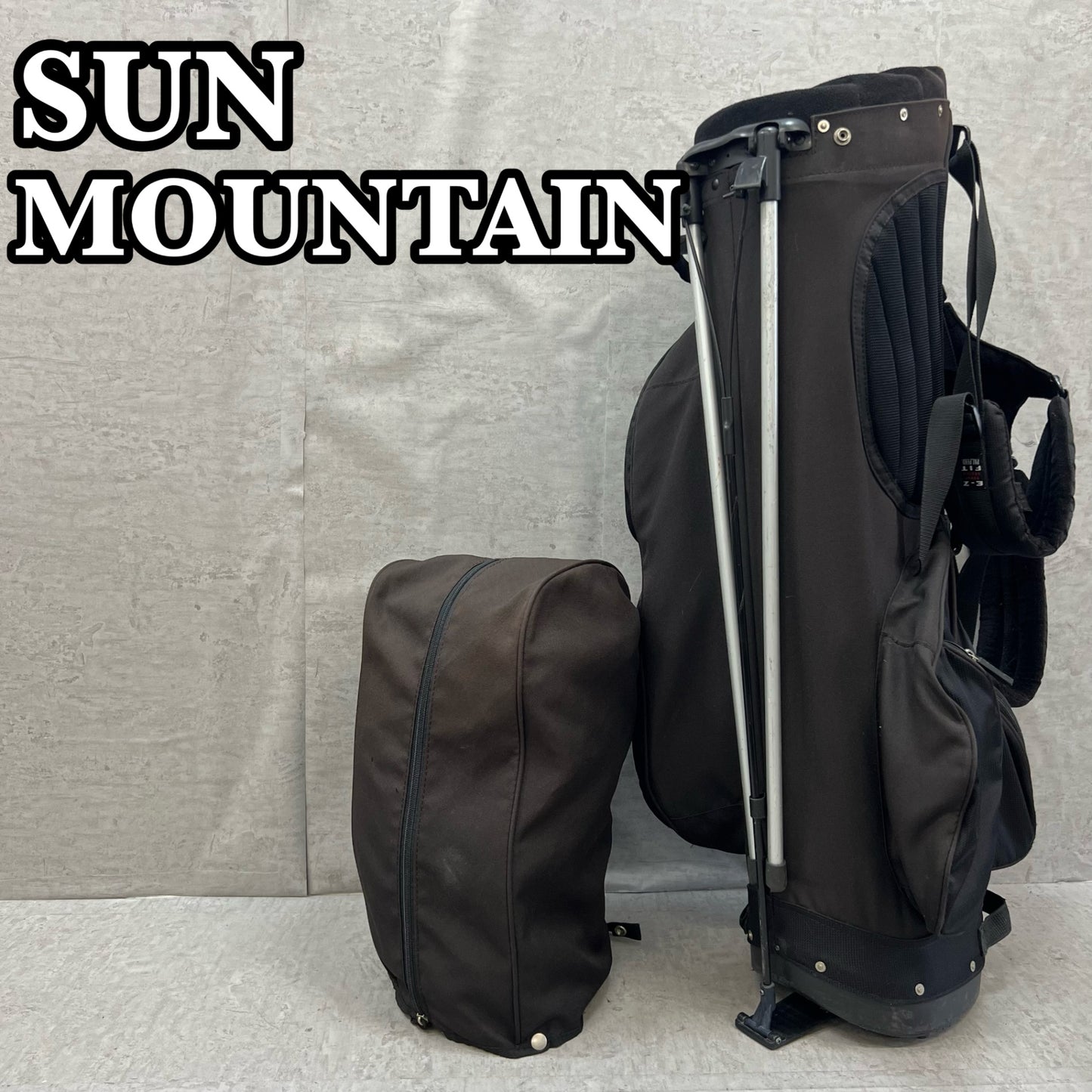 サンマウンテン ゴルフ用 スタンド式 キャディバッグ 約9.5型 7分割  ポリエステル SUN MOUNTAIN