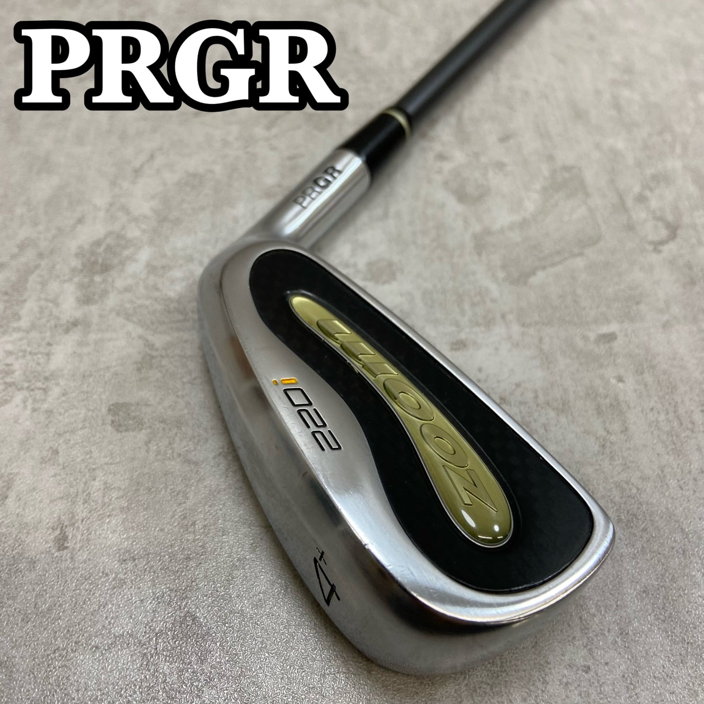 プロギア　ズーム　220i　メンズゴルフ　4＋　S　右利き用　ユーティリティ　UT　PRGR　ZOOM