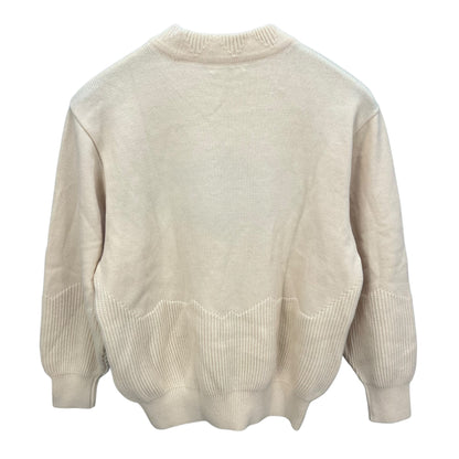 Chloe　クロエ　レディース　女性用 長袖トップス セーター　クルーネック　ラウンドネック　丸首　ベージュ　Mサイズ