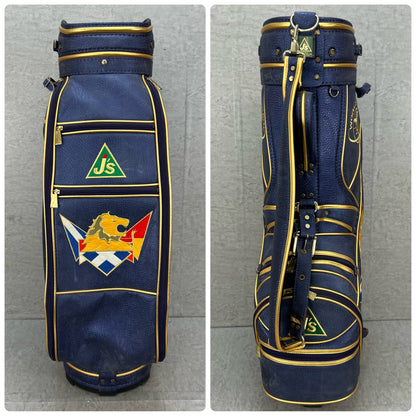 ジャンボ尾崎　Js 　ゴルフ　カート式キャディバッグ　約9型　アイアンカバー