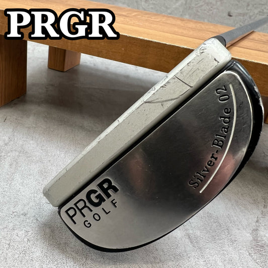 PRGR　プロギア　Silver-Blade02 シルバーブレード02　メンズゴルフ　PT　パター　マレット　L字　37.8インチ　右利き用