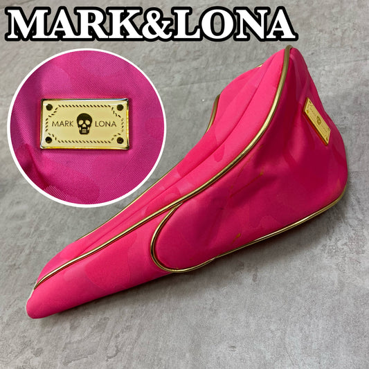 MARK &LONA　ゴルフ　クラブ用ヘッドカバー　ドライバー　ピンク　マークアンドロナ　アイテム　小物