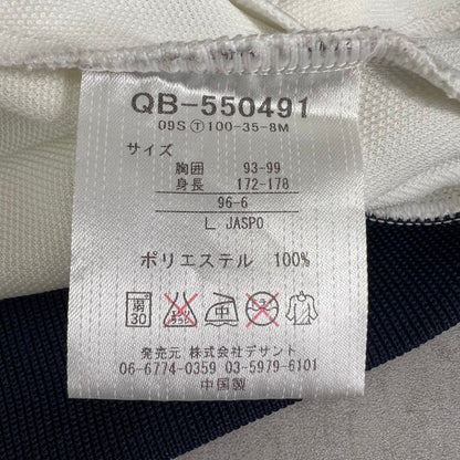 ルコックスポルティフ　メンズ　ゴルフウェア　長袖トップス　ジャージ　L　ホワイト　レッド　白　赤　LECOQSPORTIF