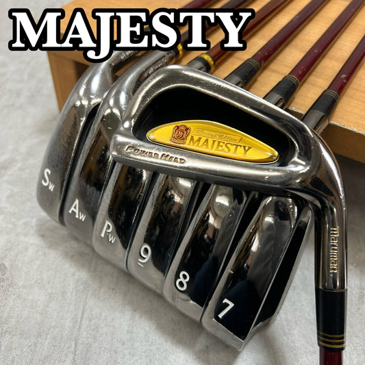 MAJESTY マジェスティ　PARSEC LIMITED EDITION　レディースゴルフ アイアンセット 右利き用 6番〜SW 7本 純正カーボン L