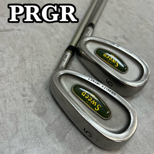 PRGR　プロギア　SWEEP　スイープ　レディースゴルフ　5番	6番　アイアン　2本セット　L　右利き用