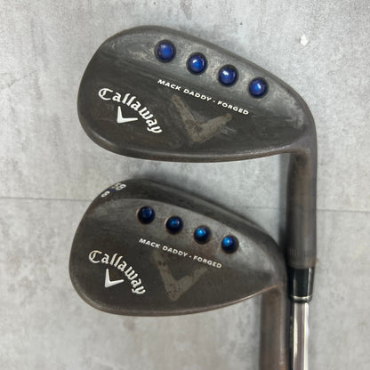 キャロウェイ　マックダディ　フォージド　ノンメッキ　メンズゴルフ　ウェッジセット　2本　S 右利き用　Callaway　MACK DADDY FORGED