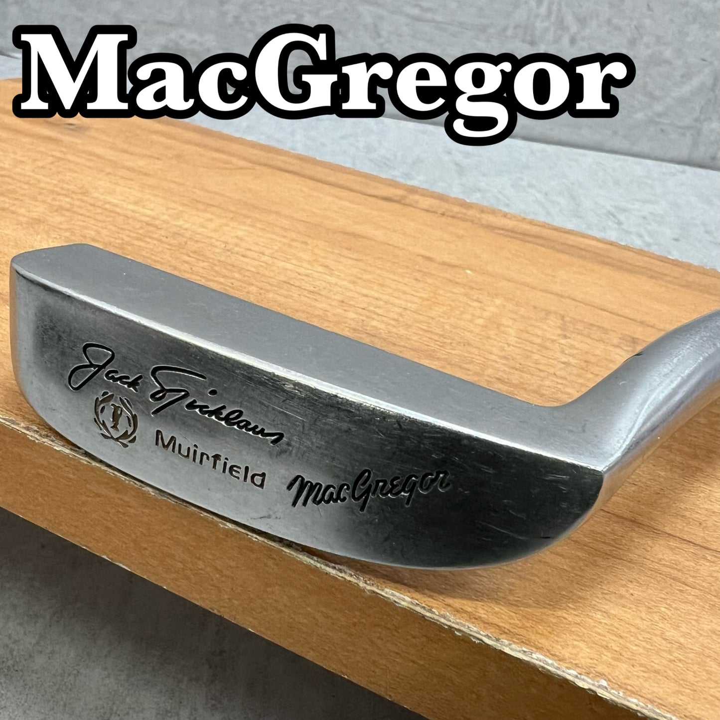 MacGregor　Jack Nicklaus　Muirfield　メンズゴルフ　L字パター　約35インチ　右利き用　マグレガー　ジャックニクラウス　ミュアフィールド