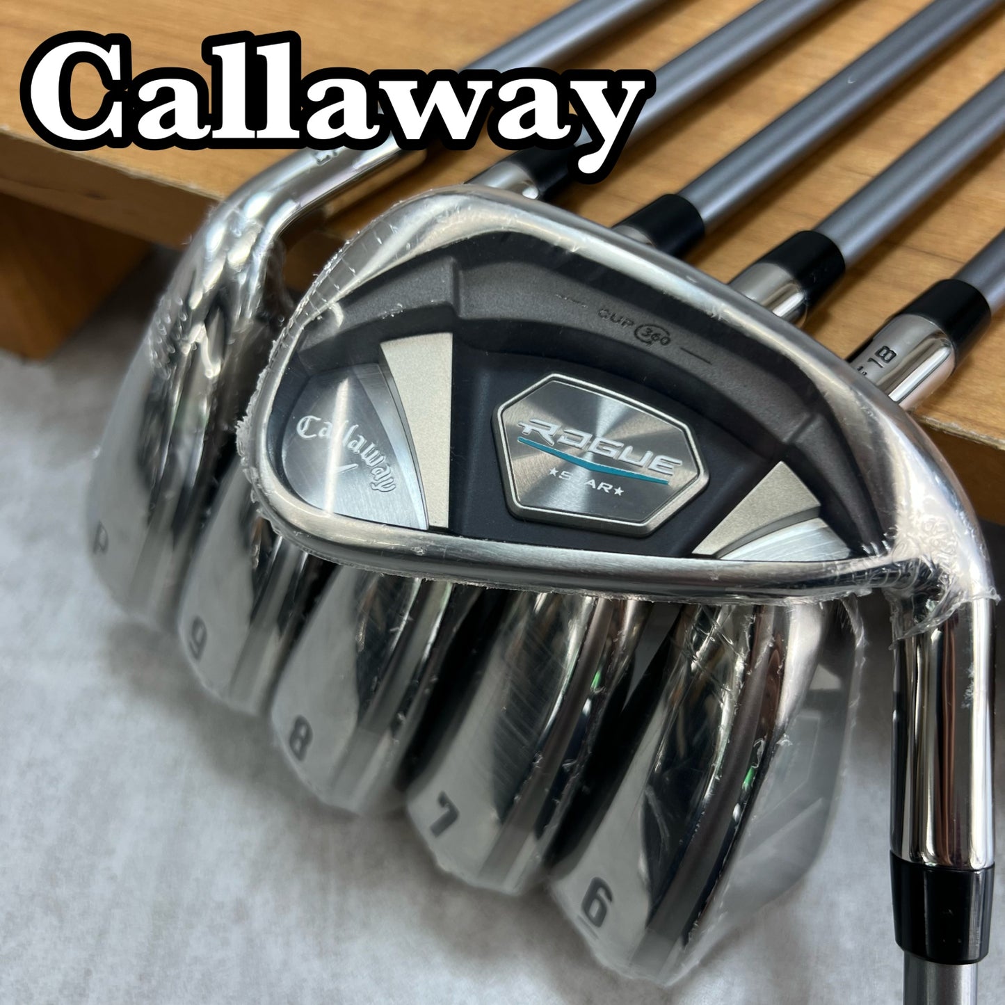 未使用　シュリンク付き　キャロウェイ　ローグスター　メンズゴルフ　アインセット　6本　Callaway　ROGUE STAR