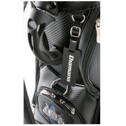 20周年記念　　三菱ケミカル　ディアマナ　ゴルフ用　キャディバッグ　ブラック　黒　カート式　ラウンドアイテム　Diamana