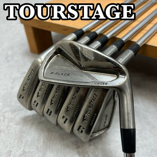 ツアーステージ　X-BLADE　limited　メンズゴルフ　アイアンセット　6本　S200　右利き用　TOURSTAGE