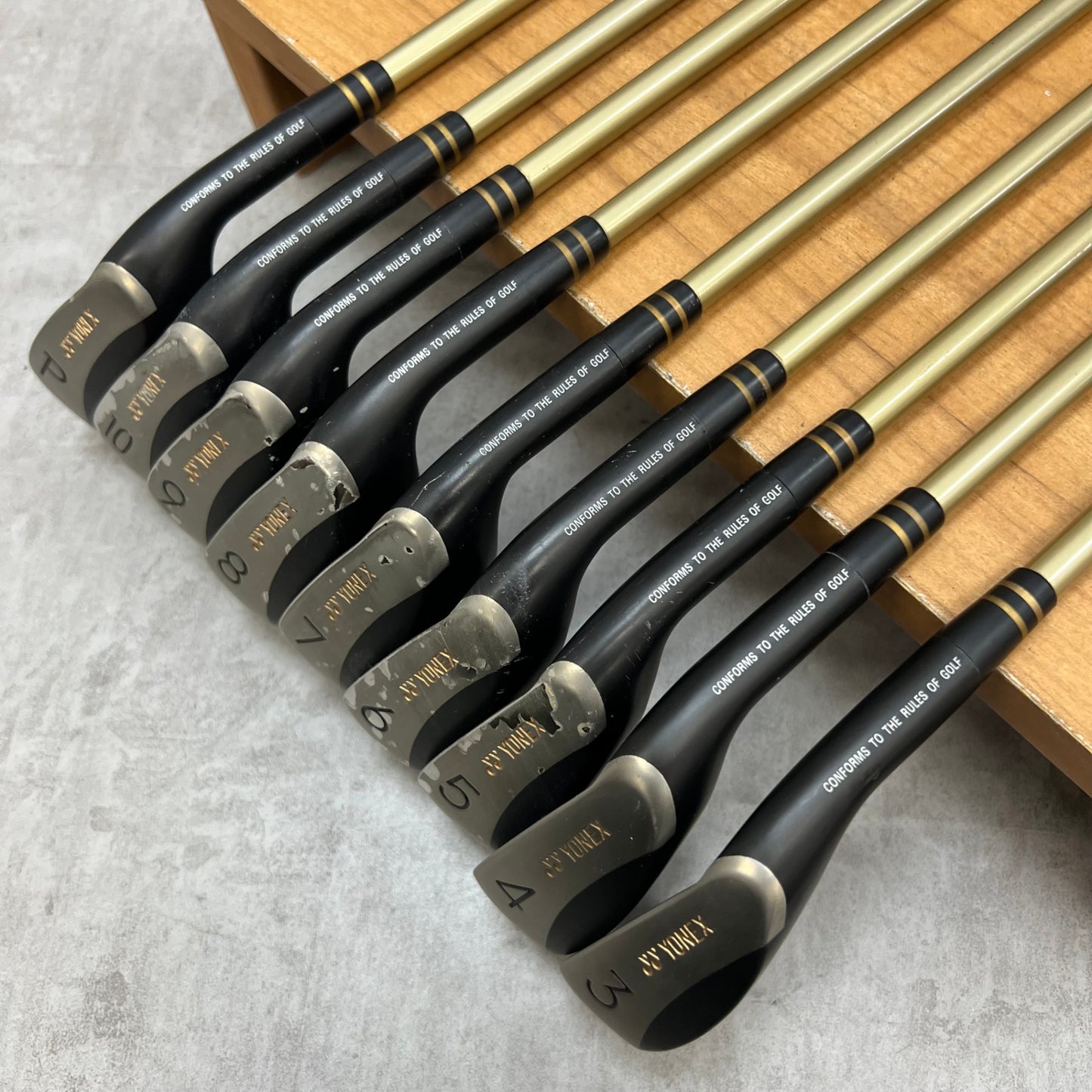 YONEX ヨネックス AERONA IRON エアロナアイアン メンズゴルフ アイアンセット 右利き 3番〜PW 9本 カーボン R