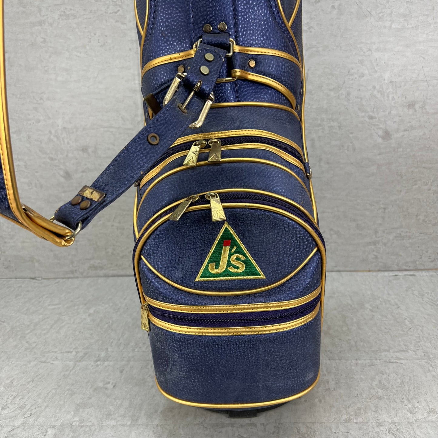 ジャンボ尾崎　Js 　ゴルフ　カート式キャディバッグ　約9型　アイアンカバー