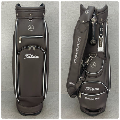 タイトリスト　メルセデスベンツ　ゴルフ用　キャディバッグ　カート式　合成皮革　バック　Titleist　Mercedes-Benz