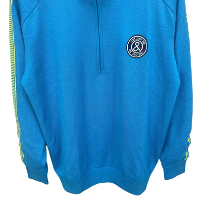 アンパスィ　レディース　ハーフジップセーター　ワンポイントロゴ　トップス　女性用 ゴルフアパレル　アンパシー　and per se