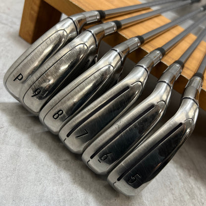 TaylorMade テーラーメイド M6 メンズゴルフ アイアンセット 5番〜PW 6本 右利き用 純正シャフト スチール S
