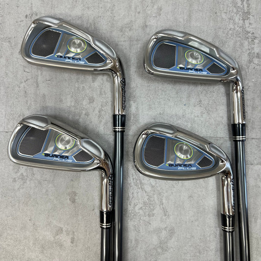 テーラーメイド バーナープラス レディースゴルフ アイアンセット 8本 右利き用 L カーボン TaylorMade BURNER PLUS
