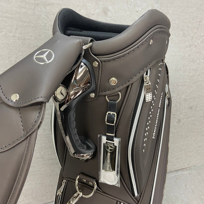 タイトリスト　メルセデスベンツ　ゴルフ用　キャディバッグ　カート式　合成皮革　バック　Titleist　Mercedes-Benz