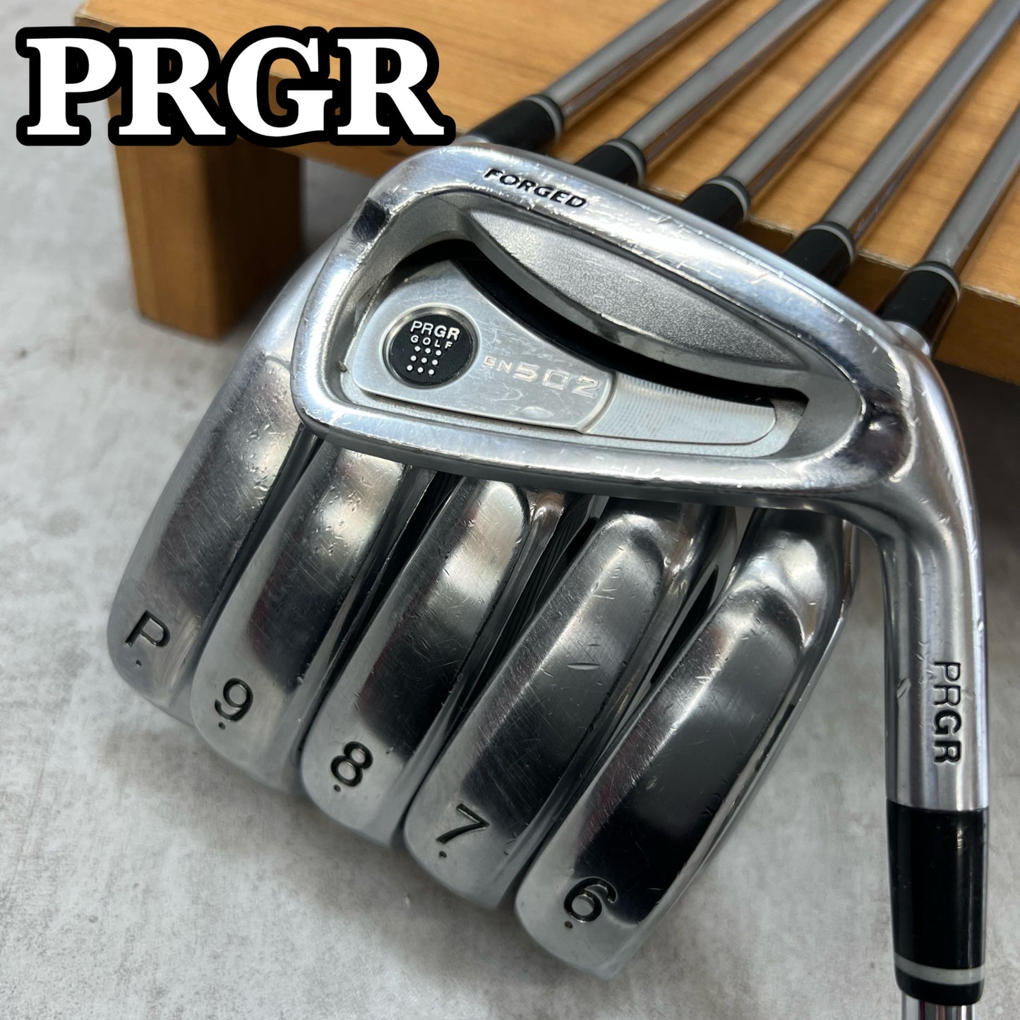 プロギア　GN502　メンズゴルフ　アイアンセット　6本　S　右利き用　PRGR