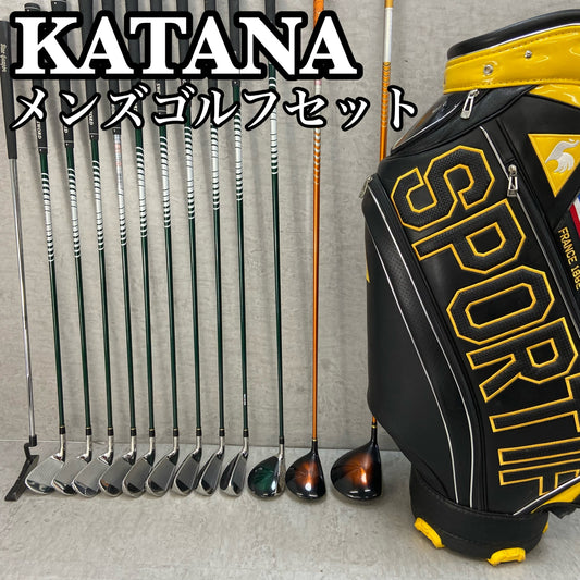 カタナ　ソード　メンズゴルフ　クラブセット　13本　右利き用　KATANA　SWORD