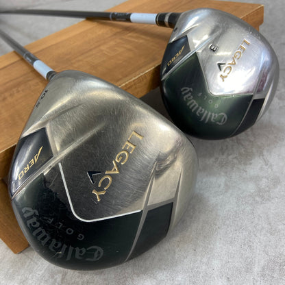 レフティー　キャロウェイ　レガシー　エアロ　メンズゴルフ　ウッドセット　2本　S 左利き用　Callaway LEGACY　AERO