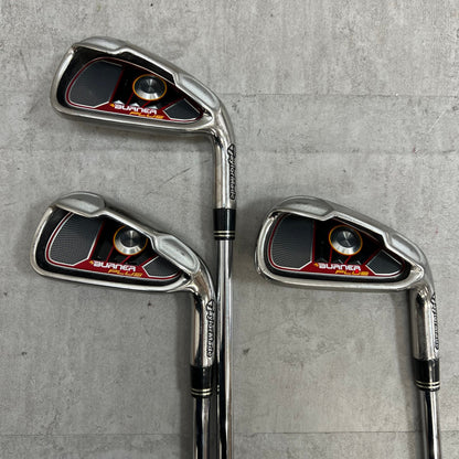 テーラーメイド　バーナープラス　メンズゴルフ　アイアンセット　6本　S　右利き用　TaylorMade　BURNER　PLUS