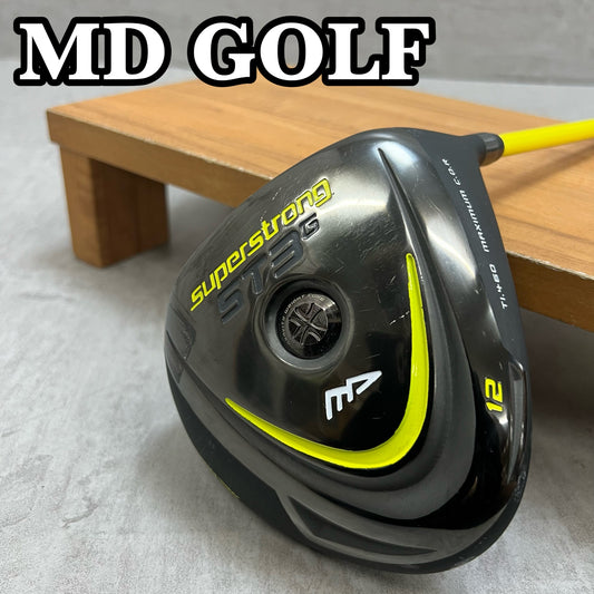 エムディーゴルフ　スーパーストロング ST3G　メンズゴルフ　ドライバー　PROFORCE50シャフト　R　12°　右利き用　MD GOLF　SUPERSTRONG