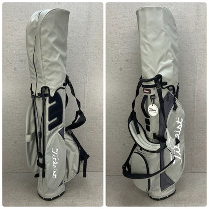 タイトリスト　キャディバッグ　スタンド式　4分割　約8型（約20cm）　約2.2Kg　グレー　Titleist