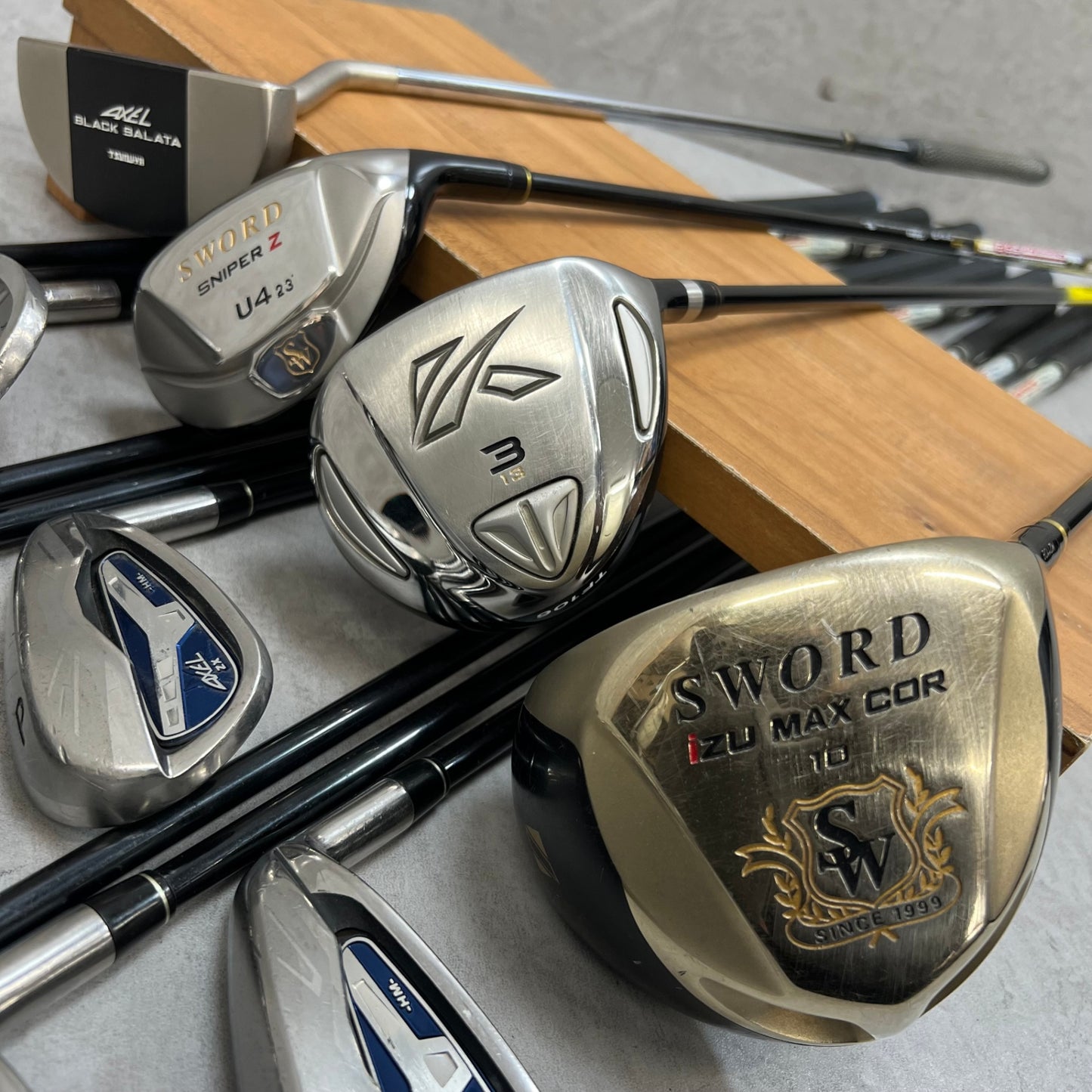 カタナ　ツルヤ　メンズゴルフ　クラブセット　13本　R　右利き用　KATANA　TSURUYA