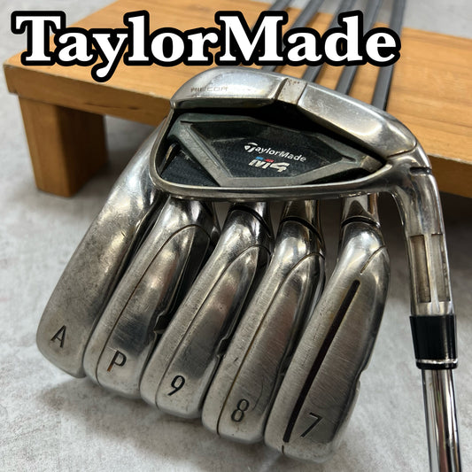 TaylorMade テーラーメイド M4 メンズゴルフ アイアンセット 右利き用 6番〜AW 6本 Dynamic Gold S300