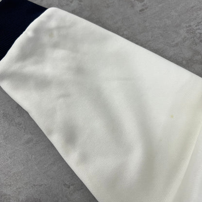 ルコックスポルティフ　メンズ　ゴルフウェア　長袖トップス　ジャージ　L　ホワイト　レッド　白　赤　LECOQSPORTIF