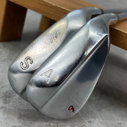 Sure　地クラブ　メンズゴルフ　ウェッジ2本セット　S200　右利き用　アプローチ　サンド　ダイナミックゴールド