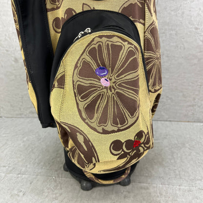 ノイジーノイジー　ゴルフ　カート式キャディバッグ　フルーツ柄　約8.5型　ポリエステル　Noisy Noisy