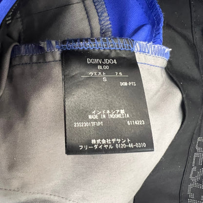 DESCENTE　デサント　メンズゴルフウェア　セットアップ　トップス　M　ボトムス　S　ブルー