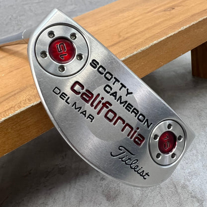 レフティー　スコッティキャメロン　カリフォルニア　デルマー　メンズゴルフ　パター　左利き用　34インチ　マレット型　L字　SCOTTY CAMERON　California DELMAR