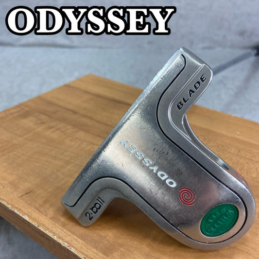 オデッセイ　ホワイトスチール　2ボールブレード　レディースゴルフ　パター　ネオマレット　約32インチ　右利き　ODYSSEY　WHITE STEEL 2-BALL BLADE