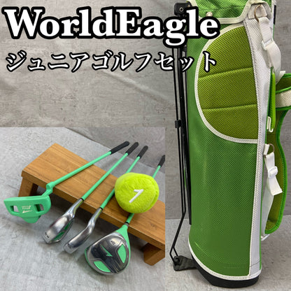 ワールドイーグル　ジュニアゴルフ　クラブセット　4本　右利き用　WORLD EAGLE　子供　小学生