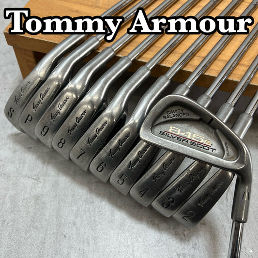 希少1番付きトミーアーマー シルバースコット 845S メンズゴルフ アイアンセット 11本 右利き用 スチール R Tommy Armour