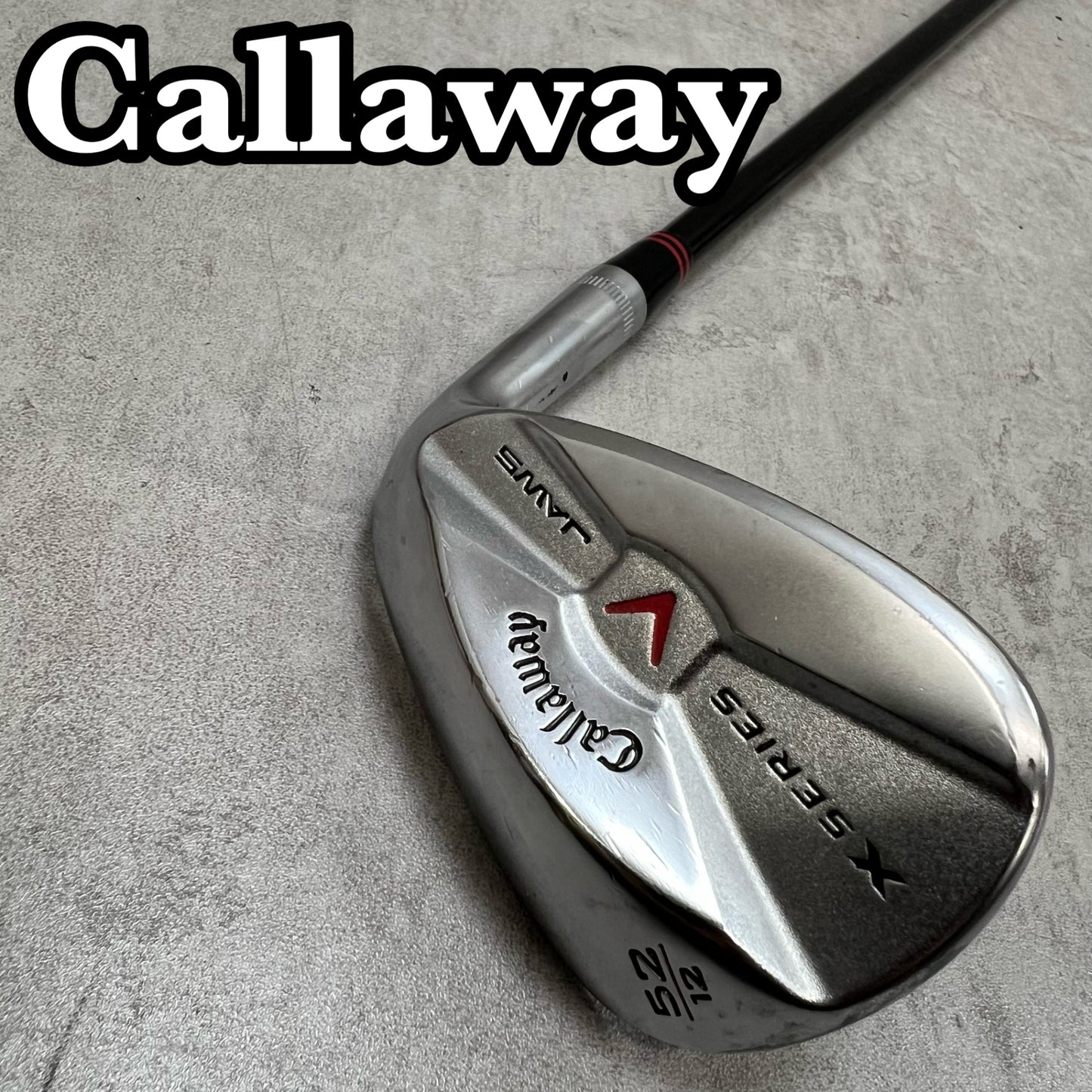 Callaway　Xシリーズ　JAWS　メンズゴルフ　アプローチウェッジ　AW　52°　カーボン　右利き　キャロウェイ