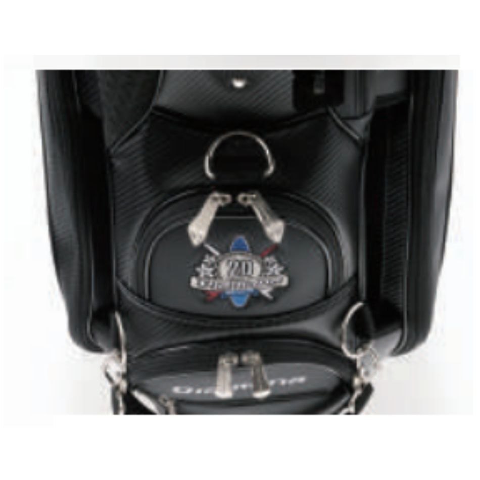 20周年記念　　三菱ケミカル　ディアマナ　ゴルフ用　キャディバッグ　ブラック　黒　カート式　ラウンドアイテム　Diamana