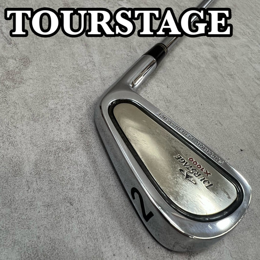 ツアーステージ　X1000　メンズゴルフ　2番アイアン　右利き用　R　スチール　ロング　TOURSTAGE